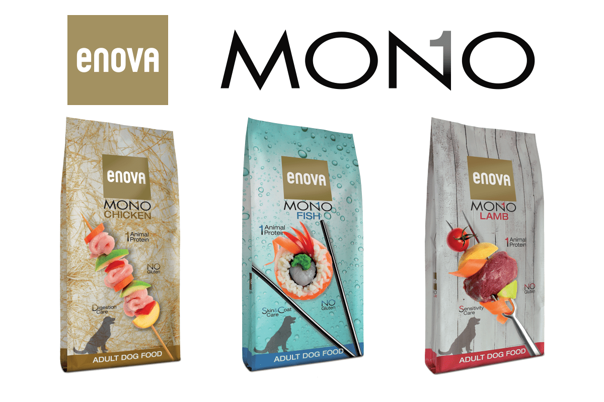 enova mon10 fish, chicken and lambo dog food
