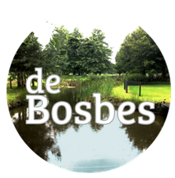 de bosbes sticker logo