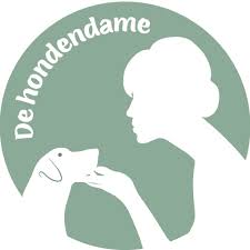 de hondendame sticker logo